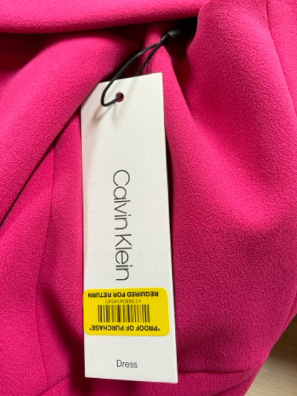 Calvin Klein Pink Solid Dress Size 12 - new with tags