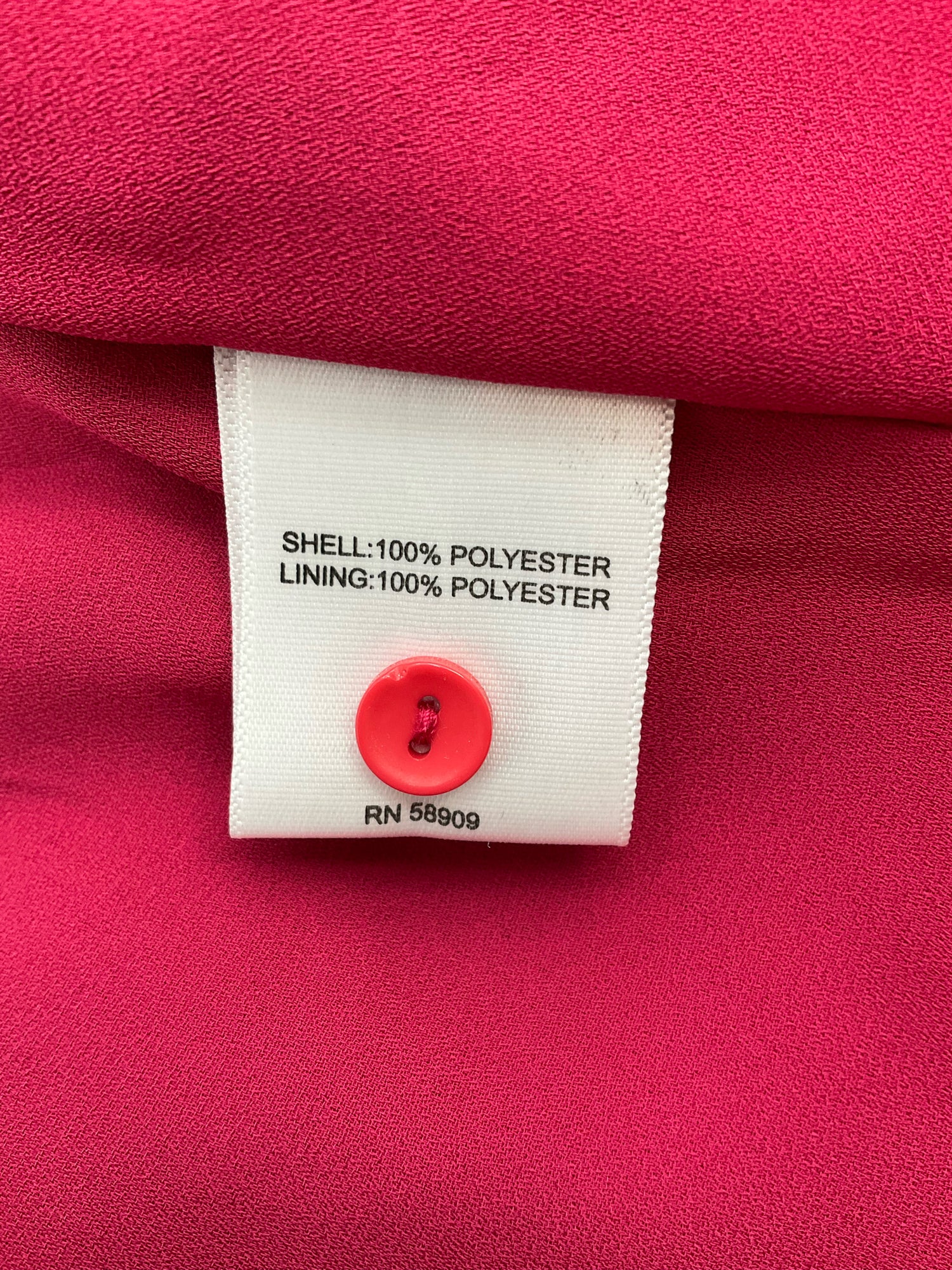 Gibson Latimer Red/Maroon Print Pre-Owned Ladies Dress - Size Small