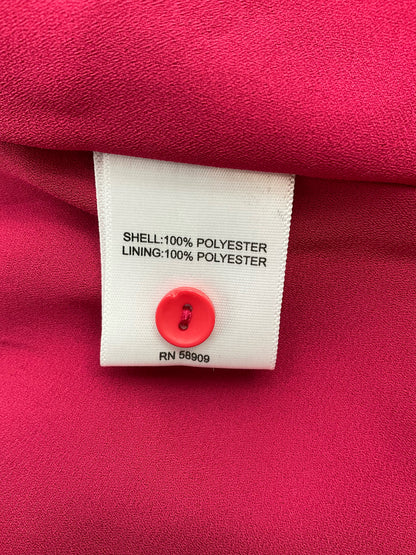 Gibson Latimer Red/Maroon Print Pre-Owned Ladies Dress - Size Small