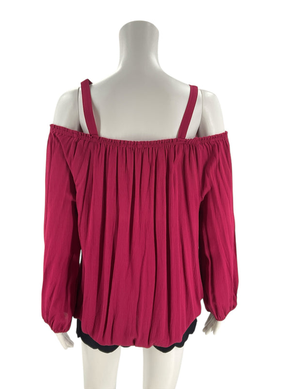 Sanctuary Pink Solid Ladies Pre-Owned Top - Size Medium - Margaret’s Fine Consignment