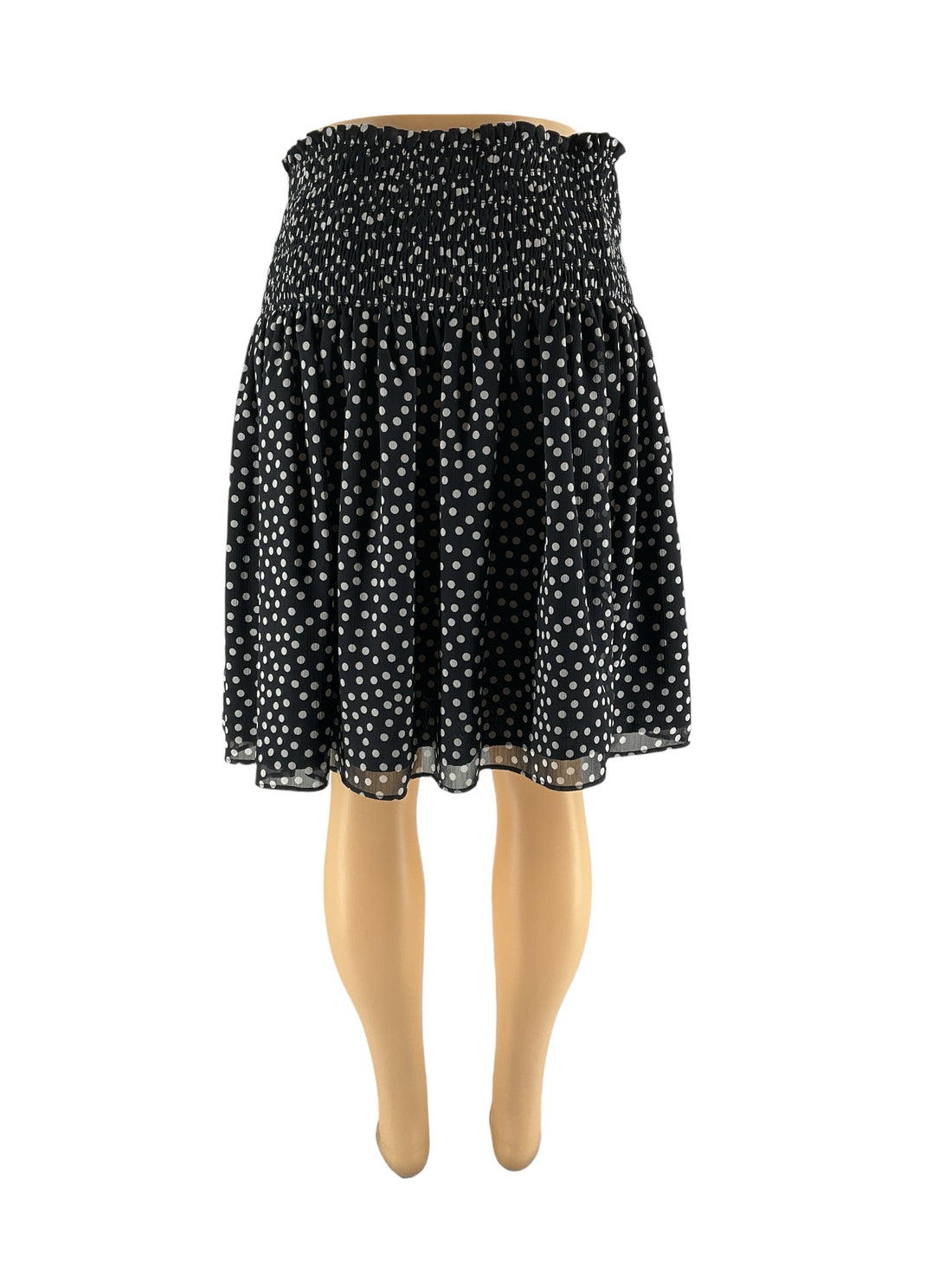 Ann Taylor Navy/White Print Pre-Owned Ladies Skirt - Size Large - Margaret’s Fine Consignment