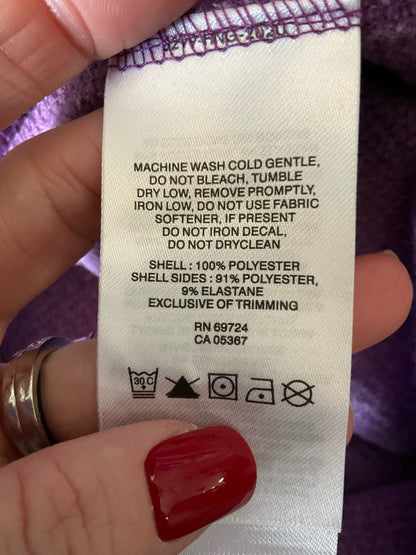 Columbia -  Purple Stripe Pre-Owned Ladies Activewear Size Xl