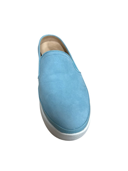 Vionic Kani Blue Suede Slip-On Sneaker Mules Size 10