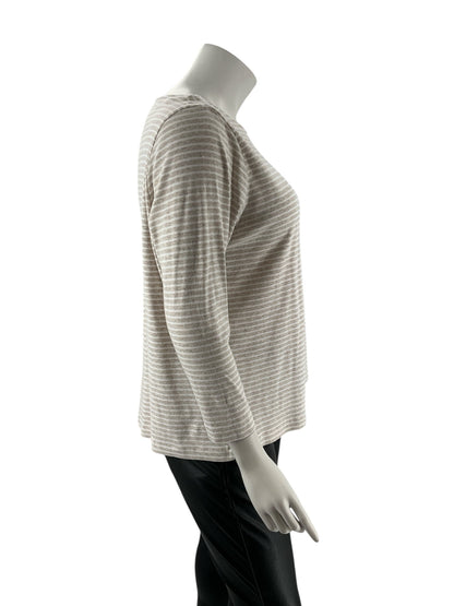 Vineyard Vines Tan/White Stripe Pre-Owned Ladies Top - Size 3X
