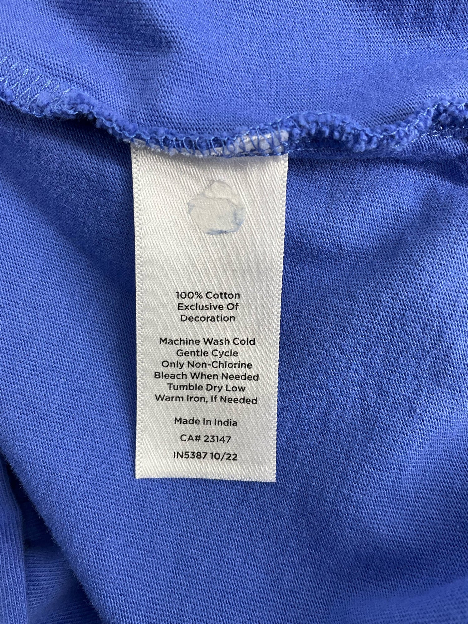 Talbots Blue Solid Pre-Owned Ladies Short Sleeve Top - Size 1X