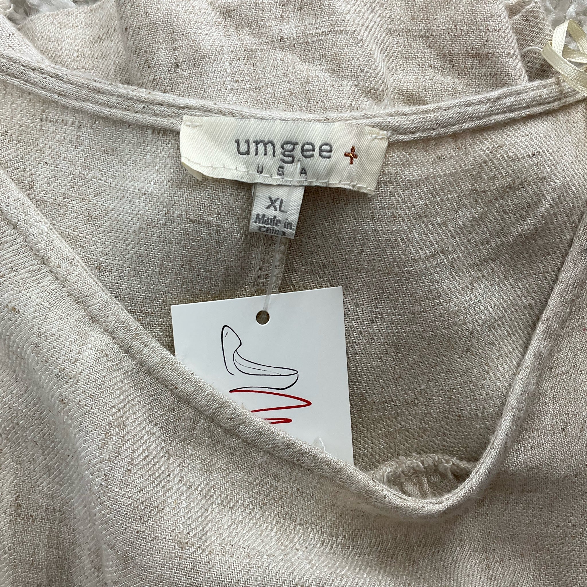 Umgee Tan Solid Pre-Owned Ladies Dress - Size XL - Margaret’s Fine Consignment