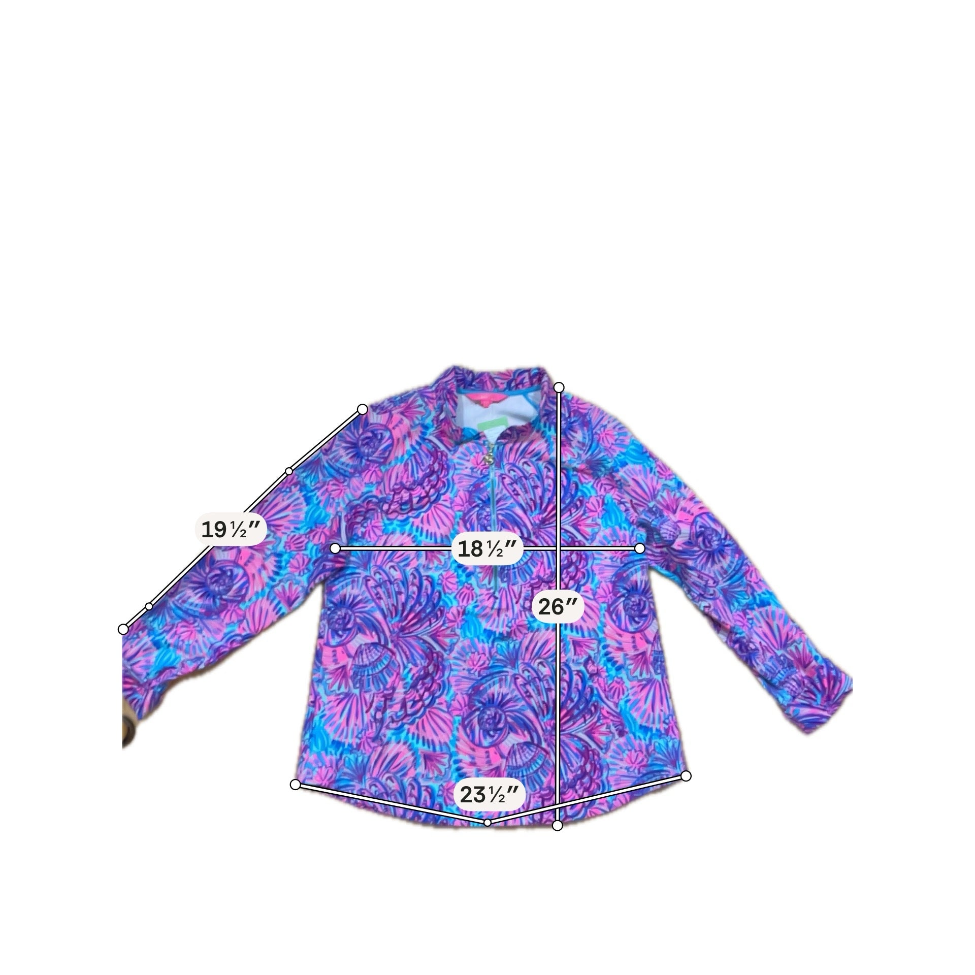 Lilly Pulitzer Skipper Popover Half-Zip &