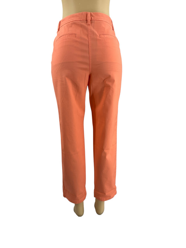 Talbots Orange Solid Pre-Owned Ladies Pants - Size 8 - Margaret’s Fine Consignment