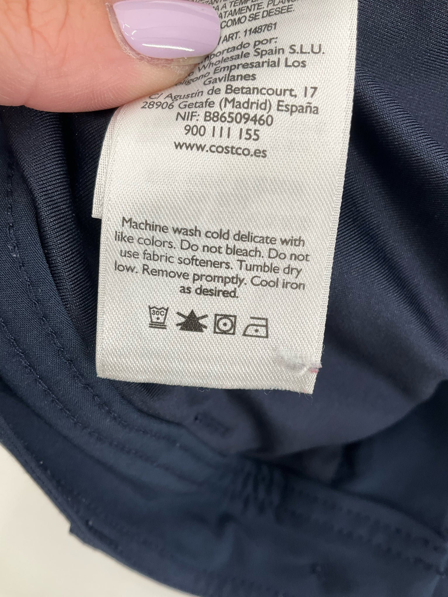 Eddie Bauer Size 4 Navy Solid skort