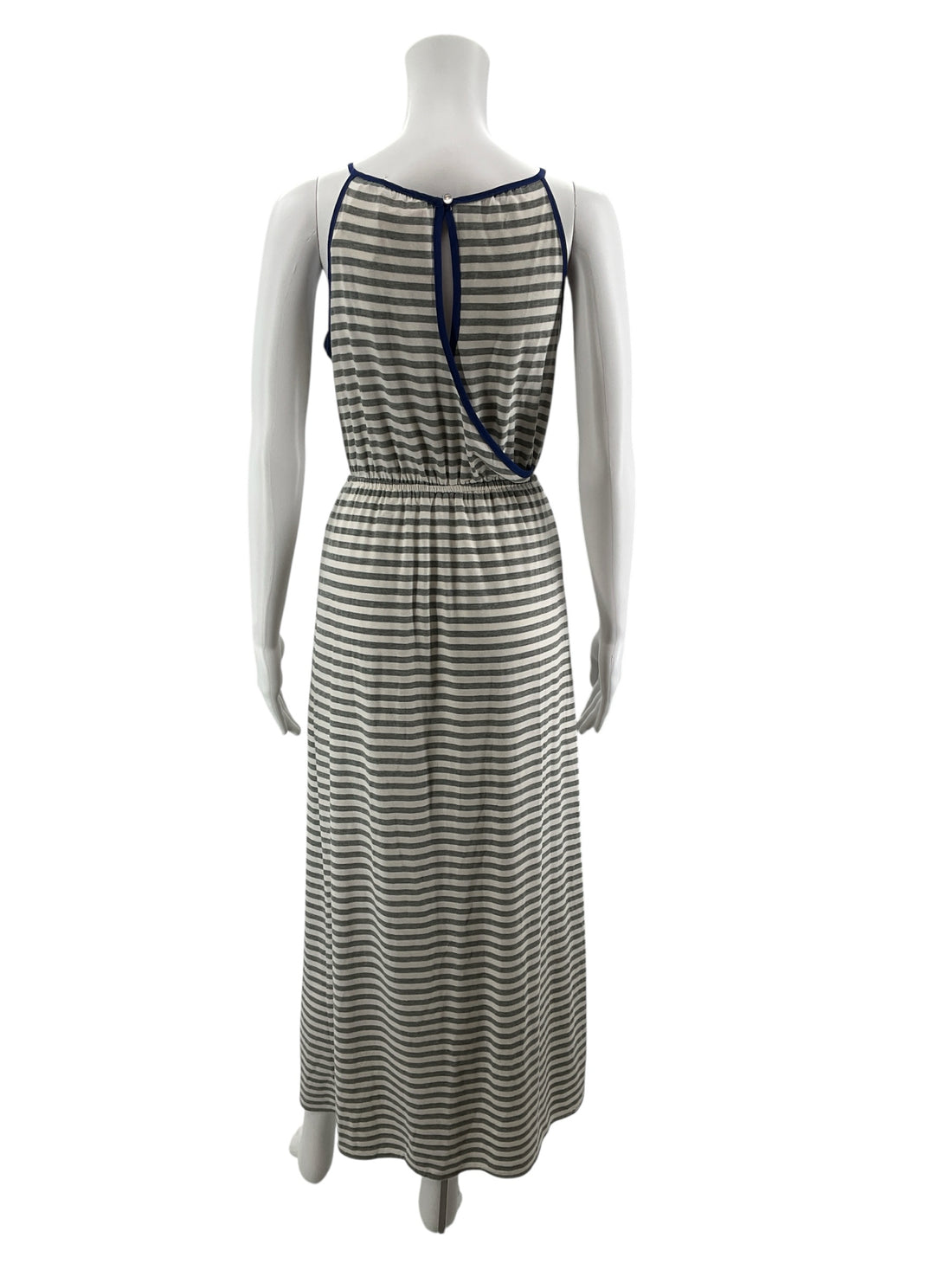 THML Striped Knit Maxi Dress with Drawstring Waist Size XS NWT
