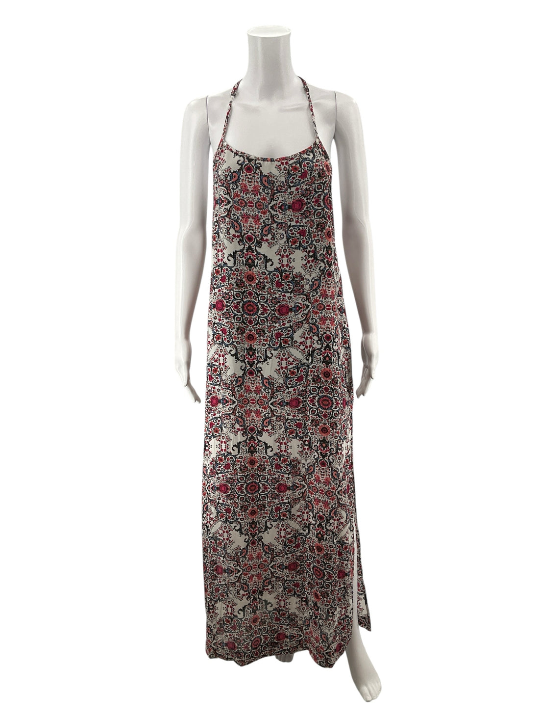 Pearle 88 White/Pink/Blue Floral Pre-Owned Ladies New With Tags Dress - Size Small