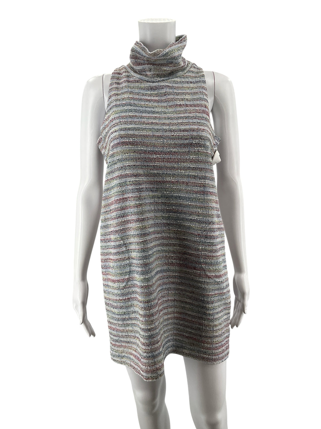 Akemi &amp; Kim Size XSP light blue/ multi Stripe Pre-Owned Ladies Dress