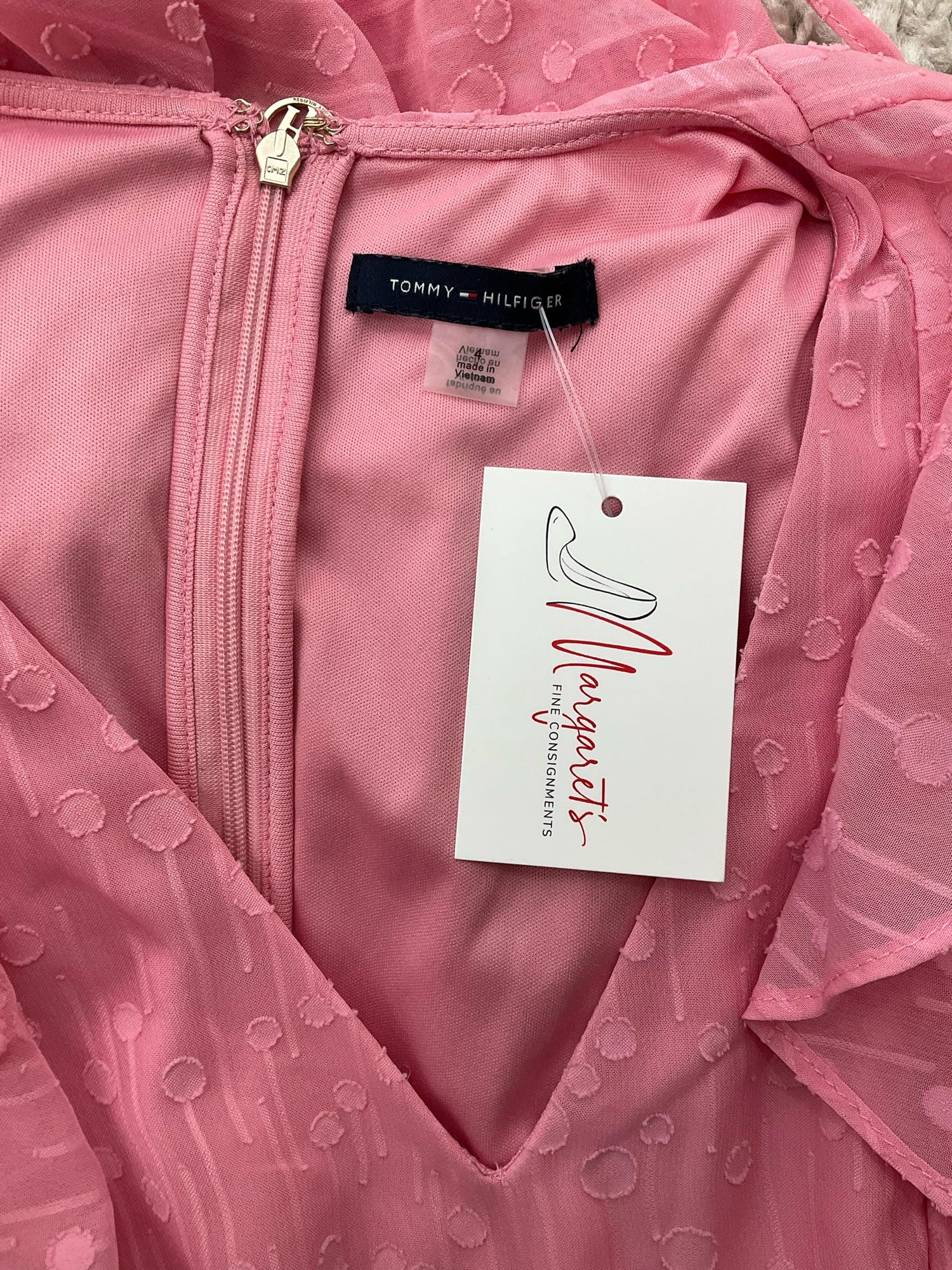Tommy Hilfiger Pink Pre-Owned Ladies Dress - Size 4