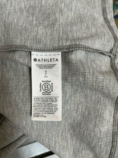 Athleta Gray Ribbed Sleeveless Tank Midi Dress Size Small - ONLINE ONLY