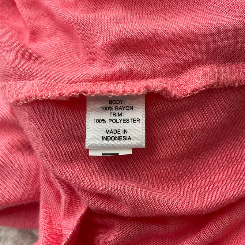 Express Coral Ruffle Pre-Owned Ladies Top - Size Small - Margaret’s Fine Consignment