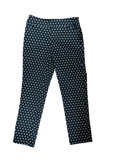 Croft &amp;amp; Barrow The Effortless Stretch Floral Crop Pants NWT Size 12