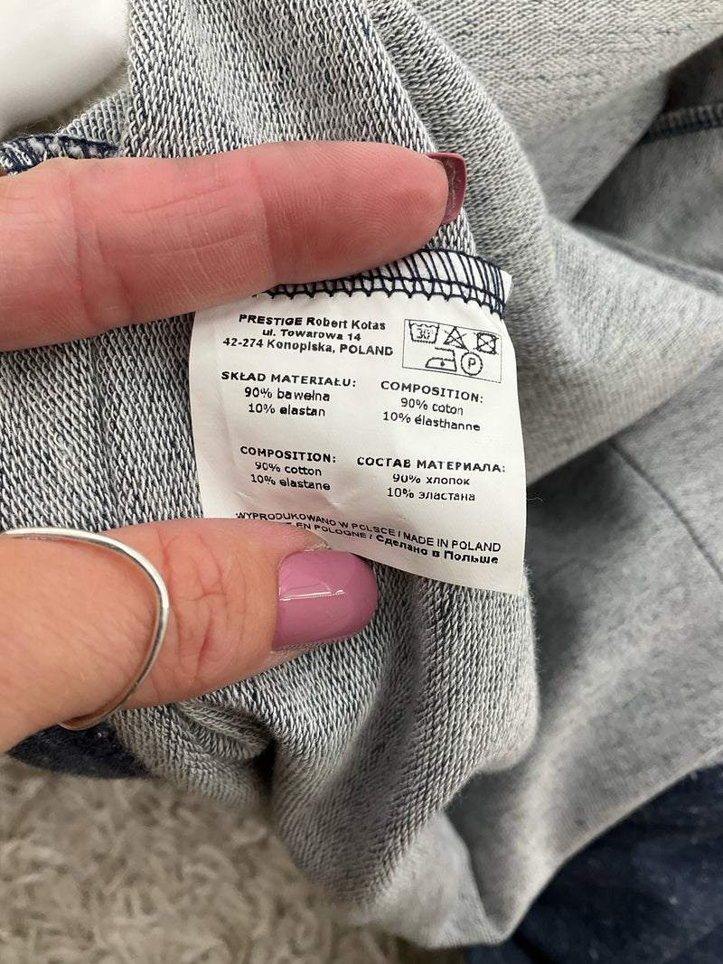No Brand Blue Heathered Pre-Owned Ladies Dress - Size Small