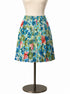 Ann Taylor green/teal Skirt Size 12 green/teal Floral Pre-Owned Ladies Skirt - Size 12