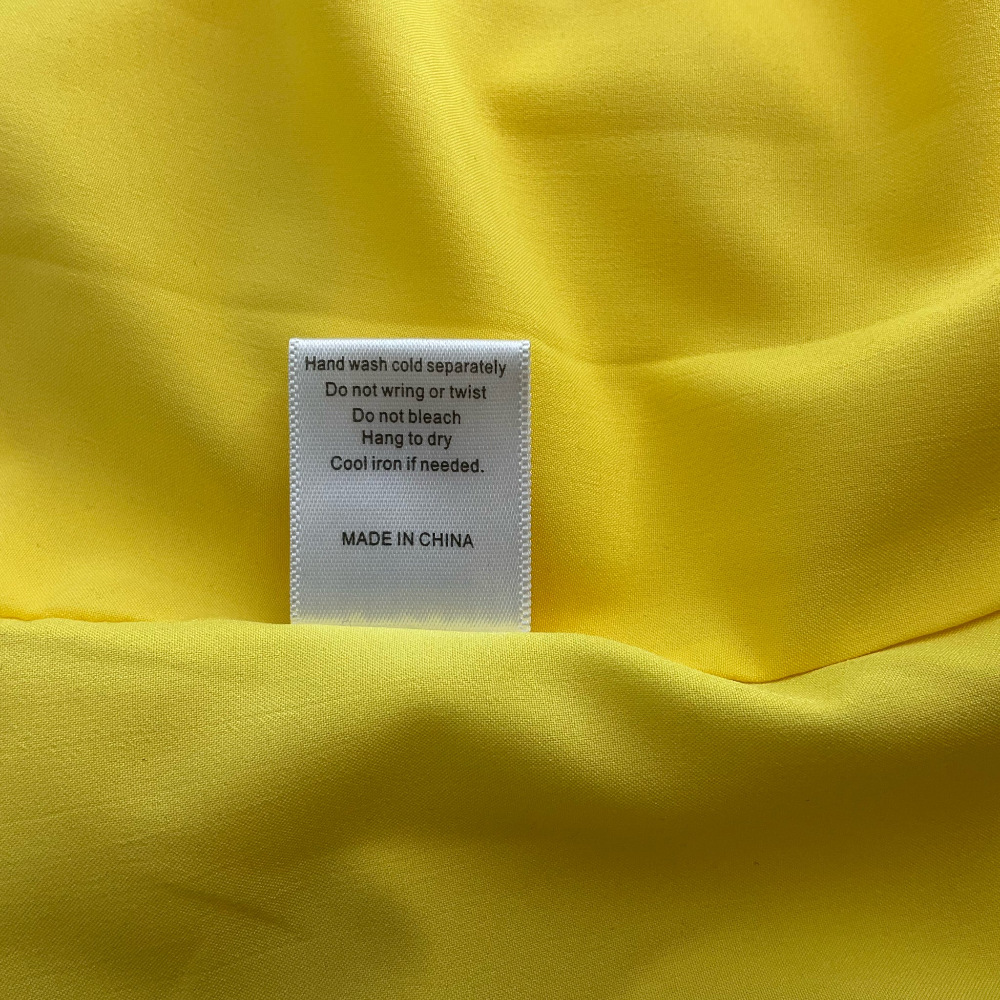 Skies Are Blue Yellow Dress Size Medium
