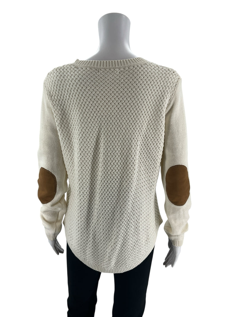 August Mist Cream Pre-Owned Ladies Casual Top - Size Small