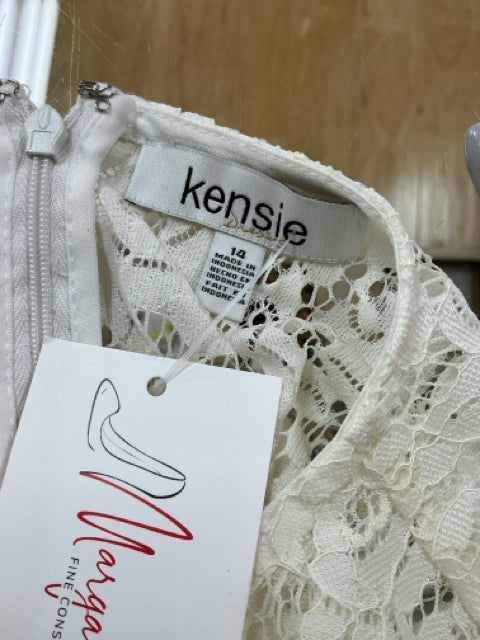 Kensie White Lace Pre-Owned Ladies Dress - Size 14 - Margaret’s Fine Consignment