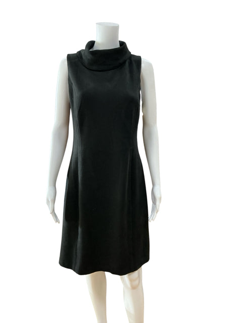J. McLaughlin Cowl Neck Sleeveless Little Black Dress Size Medium