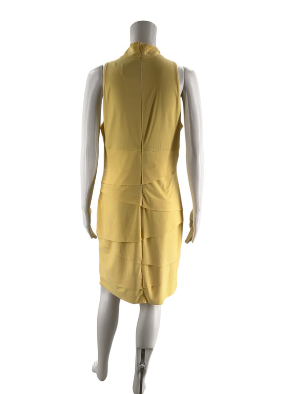 WHBM Yellow Pre-Owned Ladies Dress - Size 12