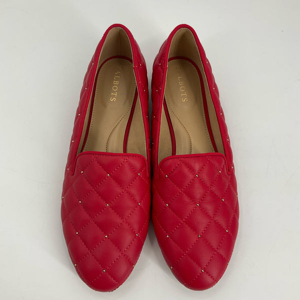 Talbots Red/Gold Quilted Pre-Owned Ladies New With Tags Flats - Size 8 - Margaret’s Fine Consignment