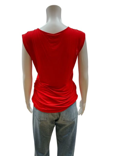 INC Red Casual Top Size Large - rear view