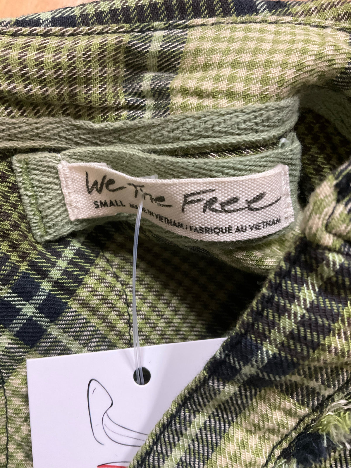 We The Free by Free People Brendan Plaid Button Down Maxi Dress Size Small