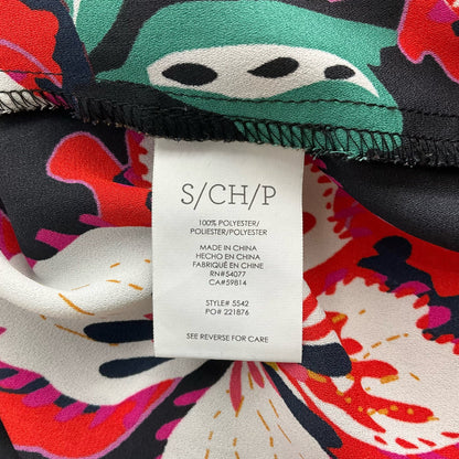 Cabi Pink/Red/Green/Orange Floral Ladies Top - Size Small - Margaret’s Fine Consignment