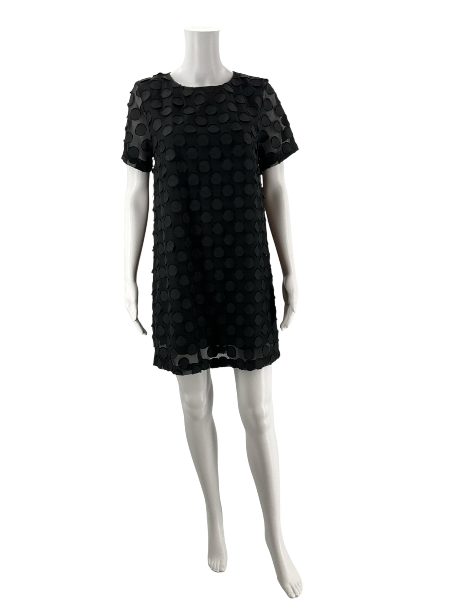 Entro Black Circles Pre-Owned Ladies Dress - Size Small - ONLINE ONLY