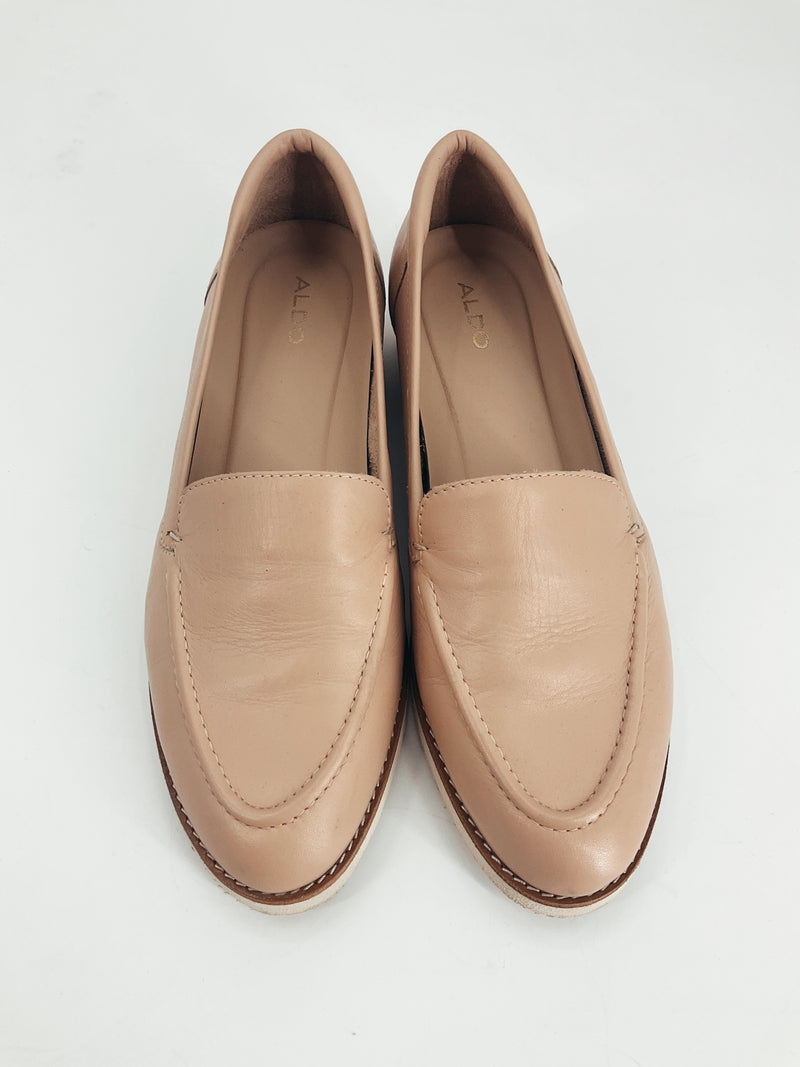 Aldo Tan Solid Pre-Owned Ladies Flats - Size 9