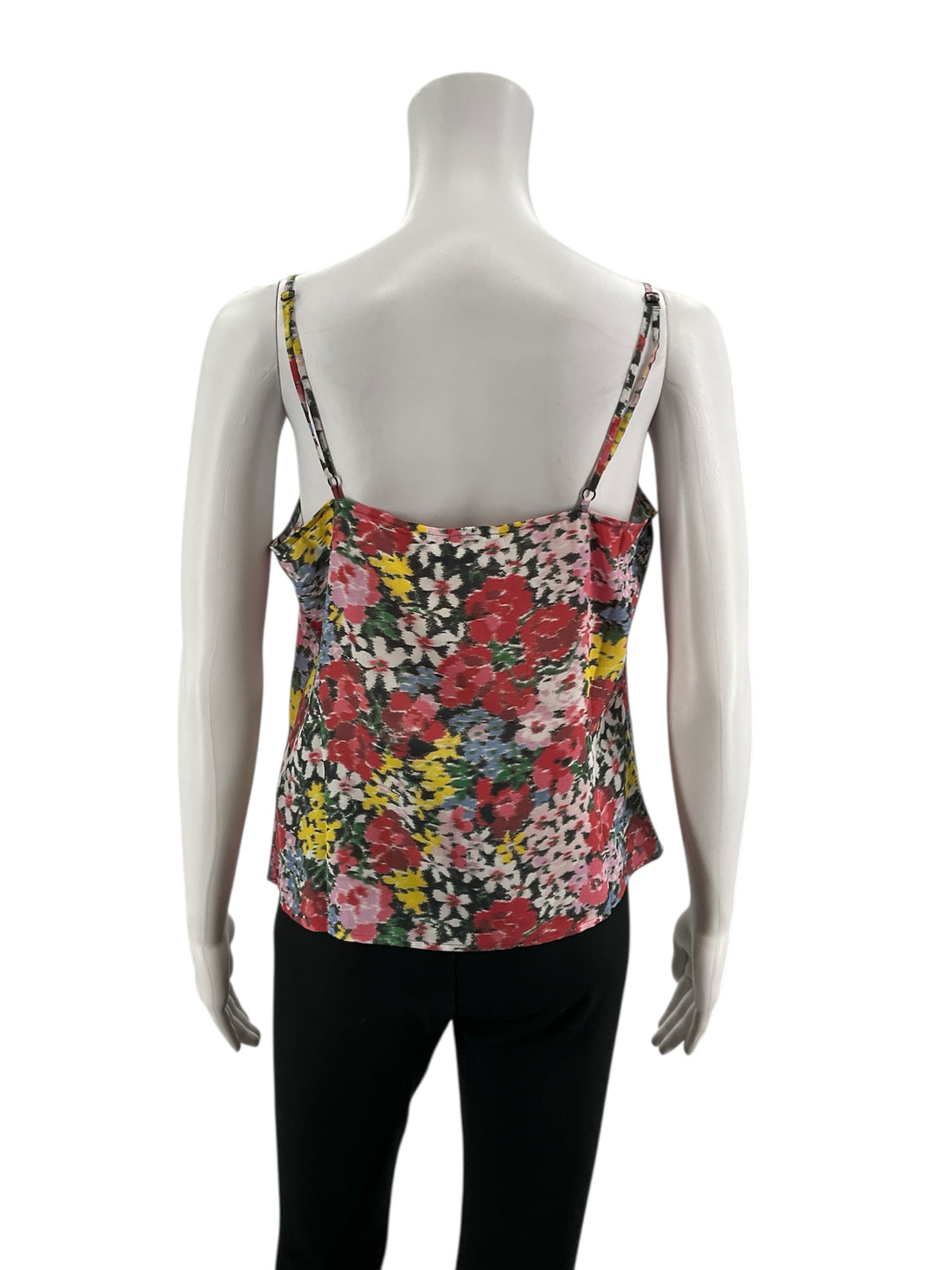 Boden Abstract Floral 100% Silk Cami Top Size 6