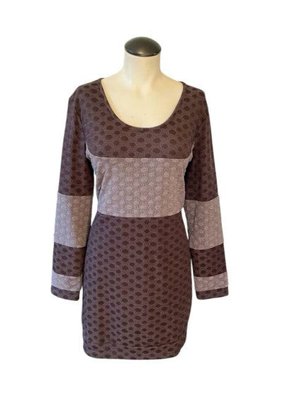 3 Brown/Taupe Pre-Owned Ladies Dress - Size Medium - Margaret’s Fine Consignment