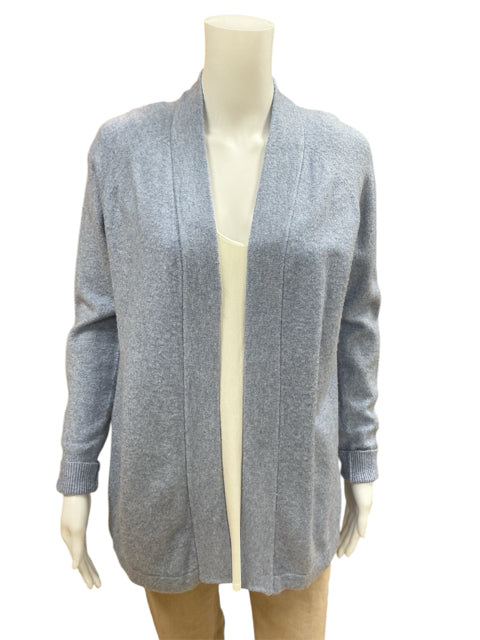 Loft Size Small Blue Solid Pre-Owned Shrug