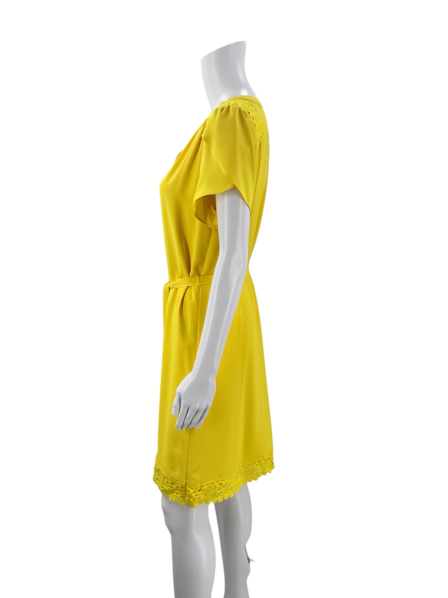 Skies Are Blue Yellow Dress Size Medium