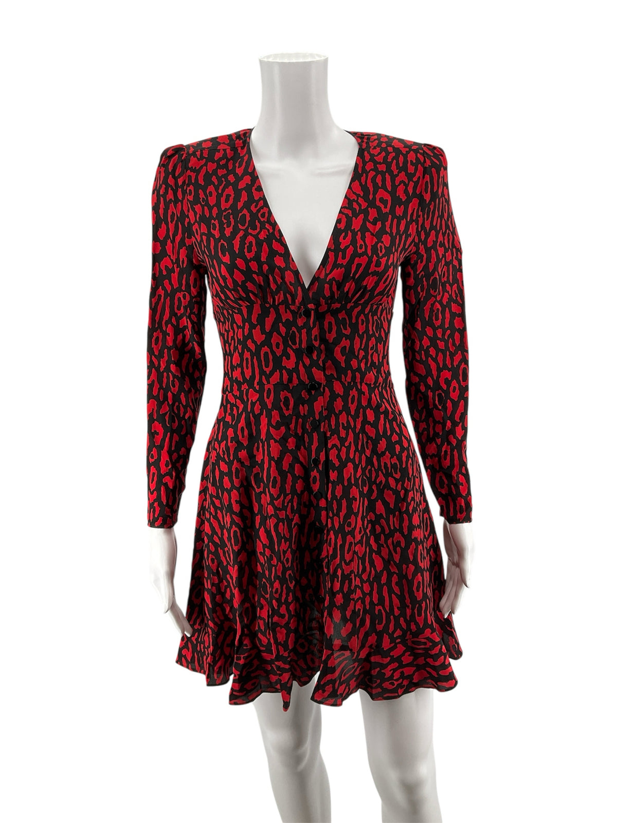 The Kooples Size 1 black/red Animal Pre-Owned Ladies New With Tags Dress – Margaret's Fine Consignment