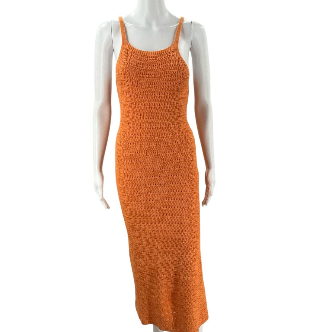 Willow &amp; Wind Orange Knit Pre-Owned Ladies Dress - Size Large - Margaret’s Fine Consignment
