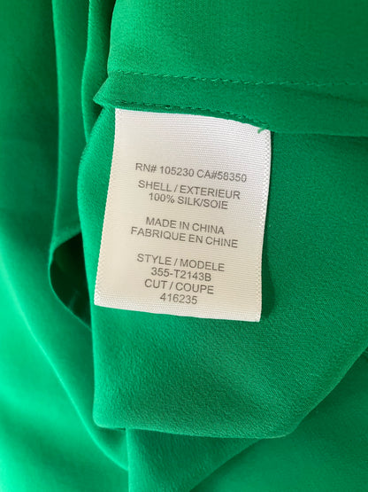 Joie Green Long Sleeve Green Solid Pre-Owned Ladies Casual Top - Size Large - Size L
