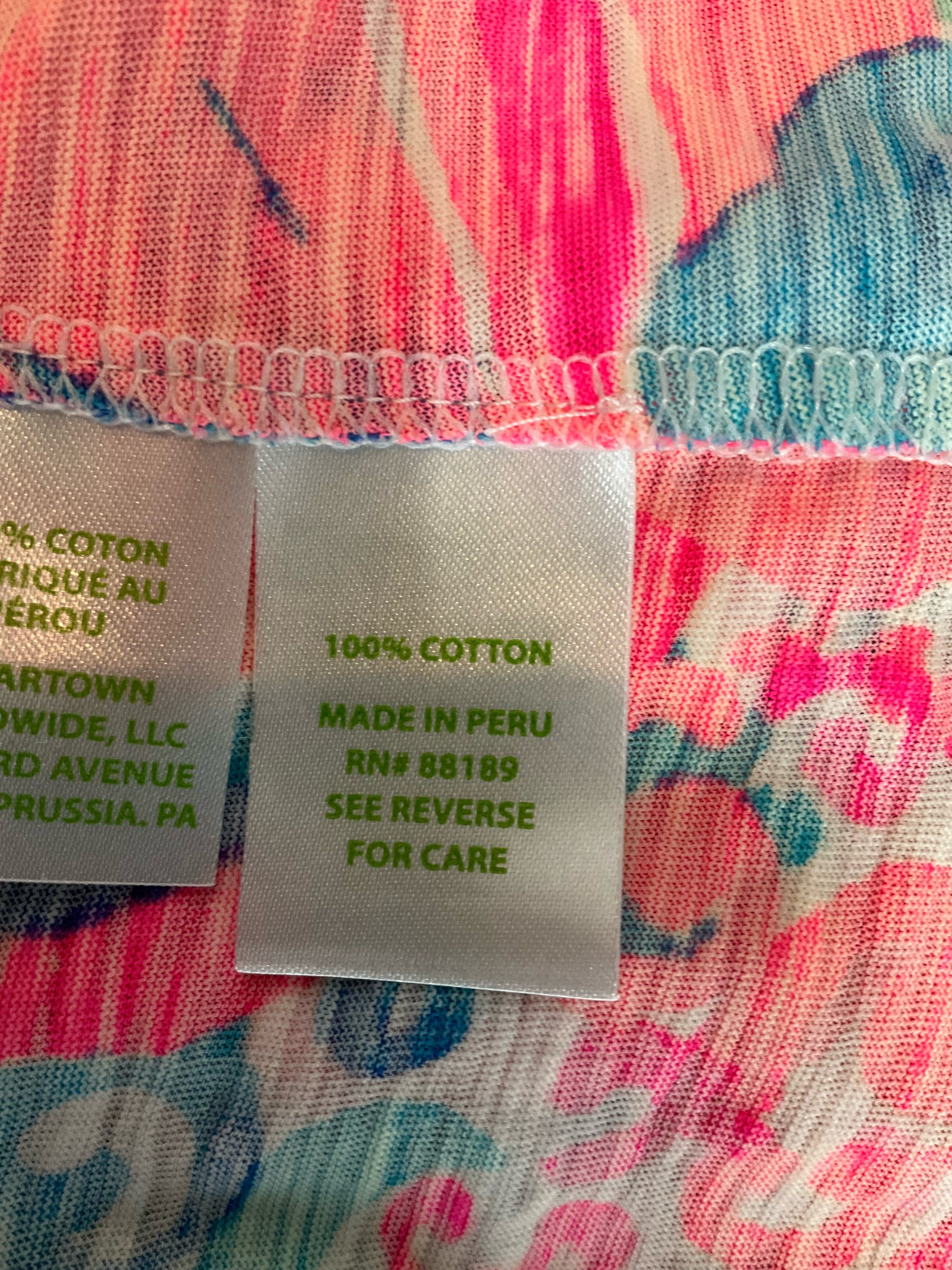 Lilly Pulitzer Marlowe Dress XS First Impression Print Pink Blue Swing Tank