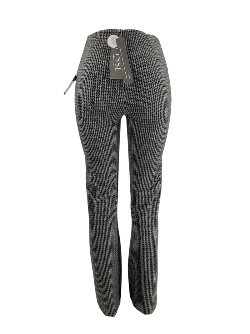 Lyssé Black & White Houndstooth Pull-On Pants – Size Small, New With Tags - Margaret’s Fine Consignment