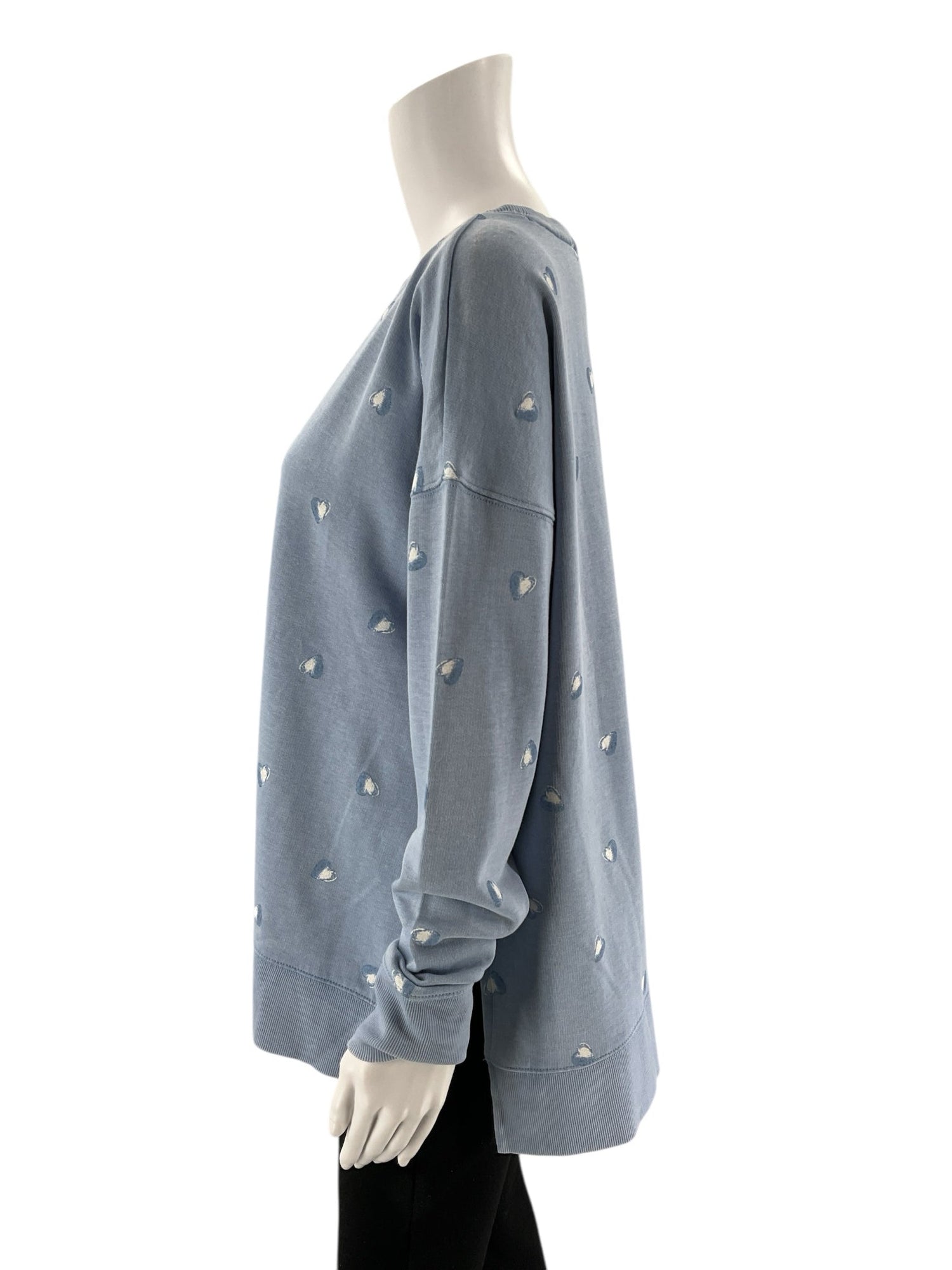 Lucky Brand -  Blue Hearts Pre-Owned Ladies Casual Top - Size M