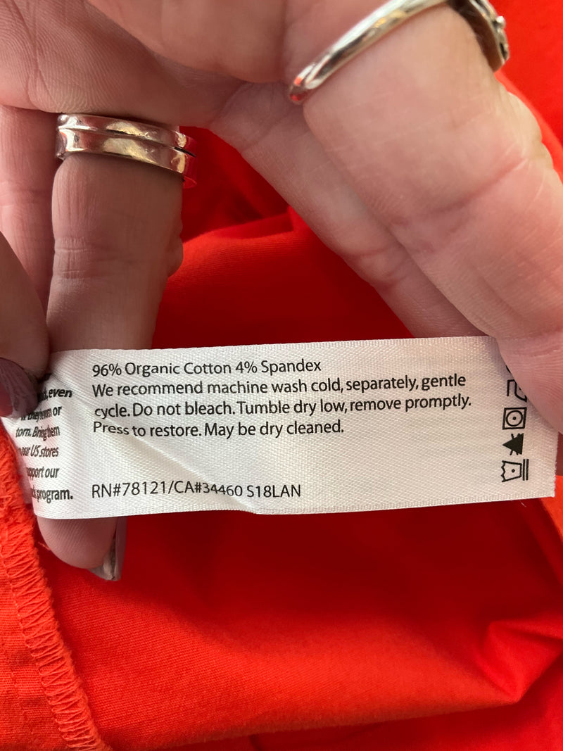 Eileen Fisher Orange Pre-Owned Ladies Dress - Size Small