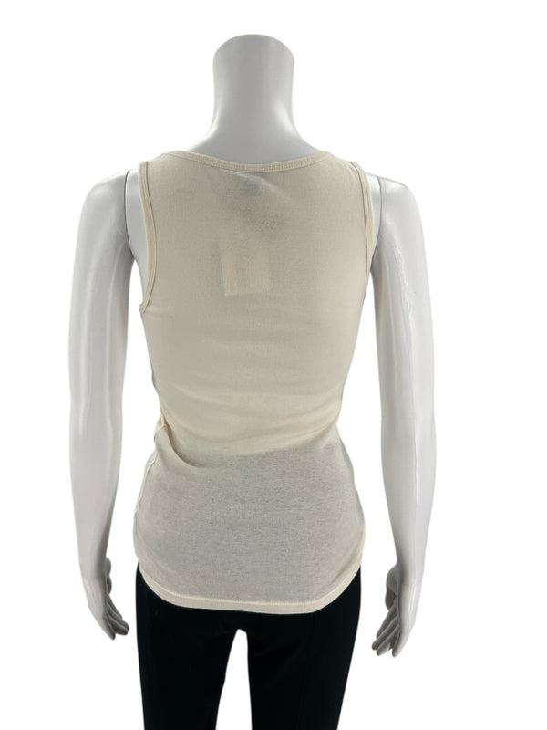 Ann Taylor Cream Bow Ladies Pre-Owned New with Tags Top - Size XS - Margaret’s Fine Consignment