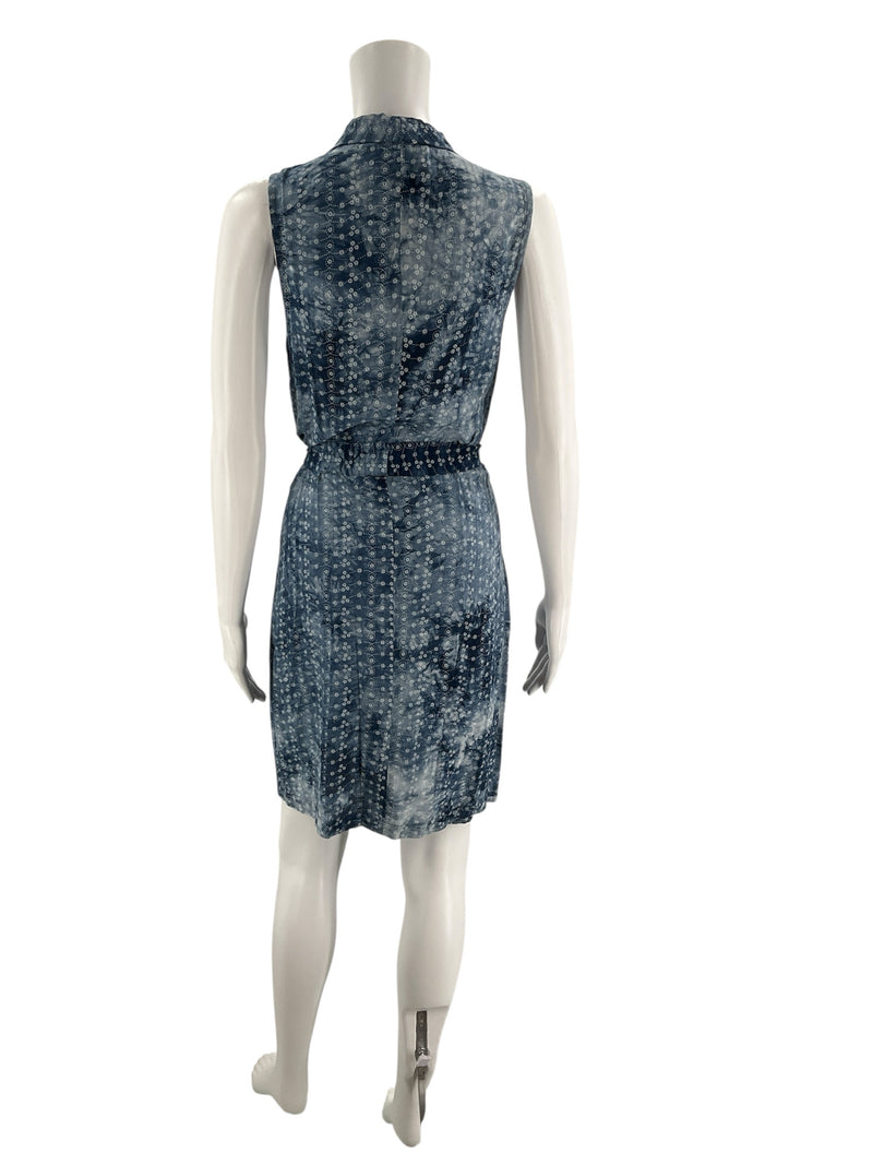 bcbg Blue Print Pre-Owned Ladies New With Tags Dress - Size Small