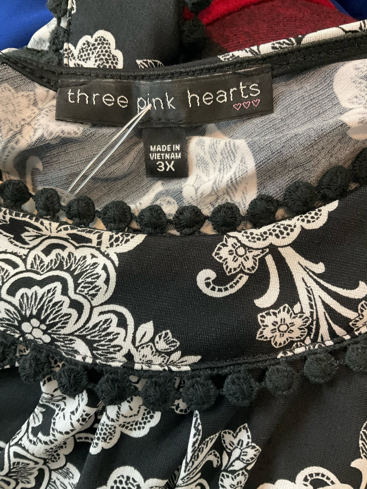 Three Pink Hearts Women&