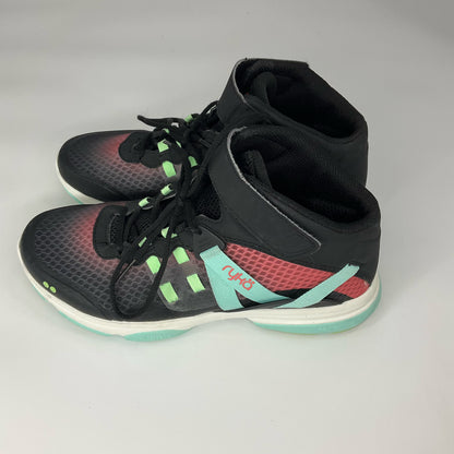 Ryka Black/Pink/Aqua Sneakers Size 7