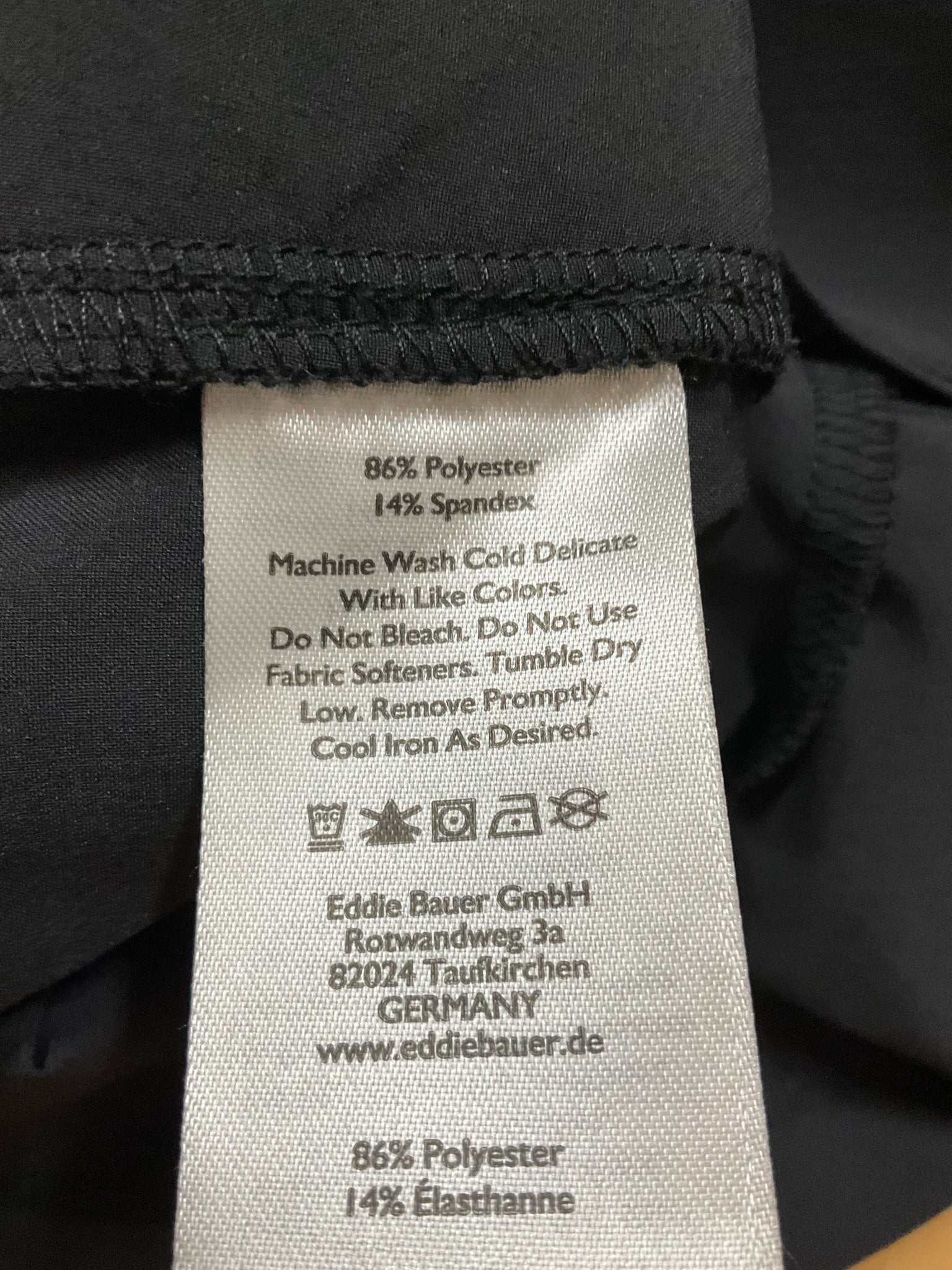 Eddie Bauer Performance Stretch Travel Blazer Jacket Black Womens Size 20