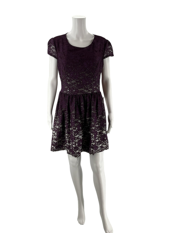 B Darlin Plum Pre-Owned Ladies Dress - Size 13/14